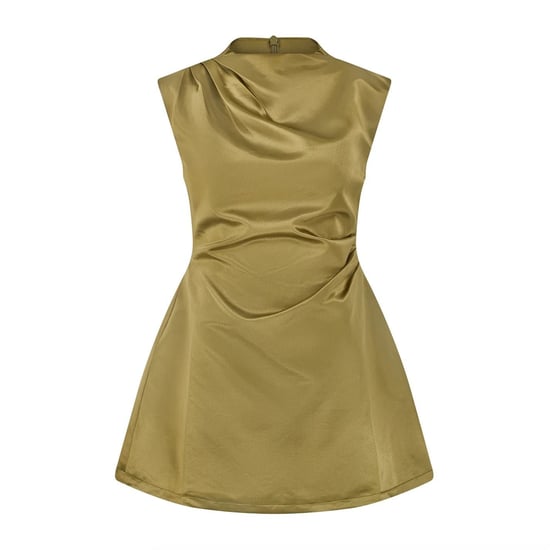 Women's Odd Muse Om Tall The Ultimate Muse Split Sleeve Mini Dress in Olive - Image 3