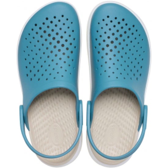 Women's Crocs Inmotion Closed Toe Shuv Clogs in Fog - Image 4