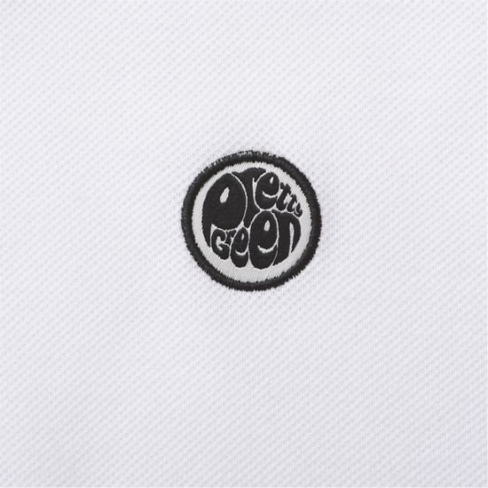 Men's Pretty Green Barton Polo in White - Image 4