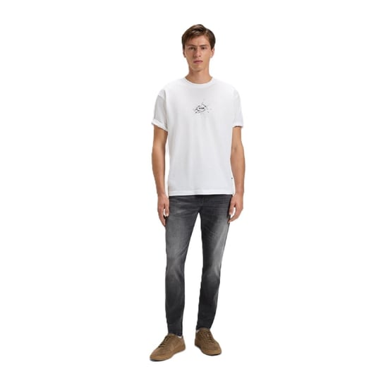 Men's Boss Graphic Crew Neck Short Sleeve T-Shirt in White - Image 2
