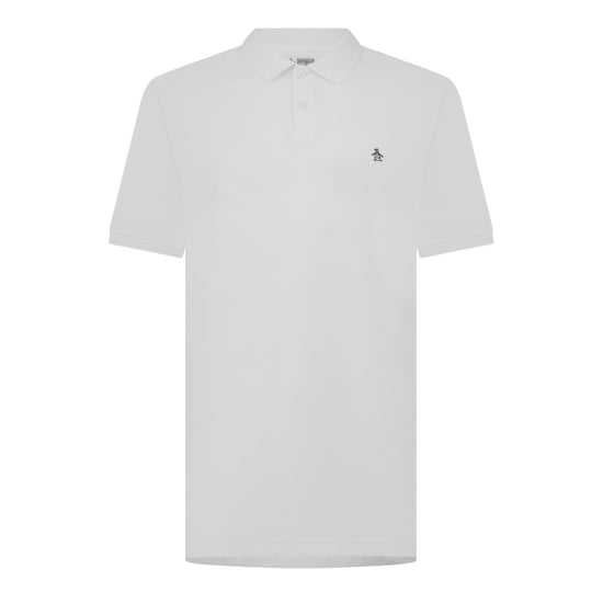 Men's Original Penguin Sleeve Polo Shirt in White - Image 1