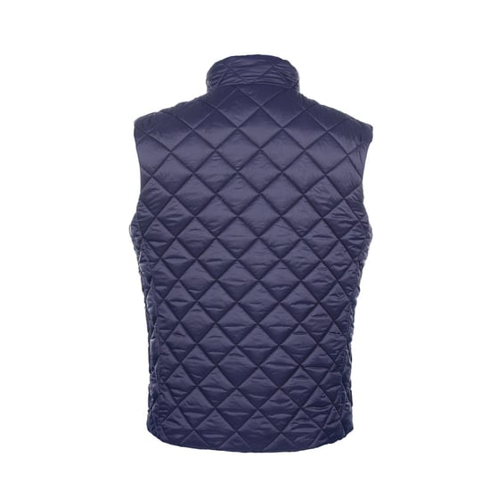 Men's Museum Plaid Patterned Full Zipper Zipped Pocket Waist Coat in Mulch - Image 6