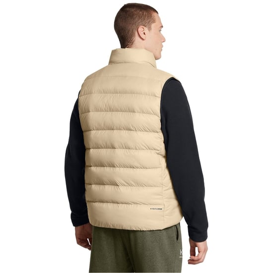 Men's Under Armour Armour Legend Down Vest Gilet in Brown - Image 4