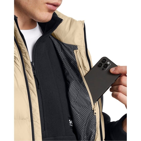 Men's Under Armour Armour Legend Down Vest Gilet in Brown - Image 5