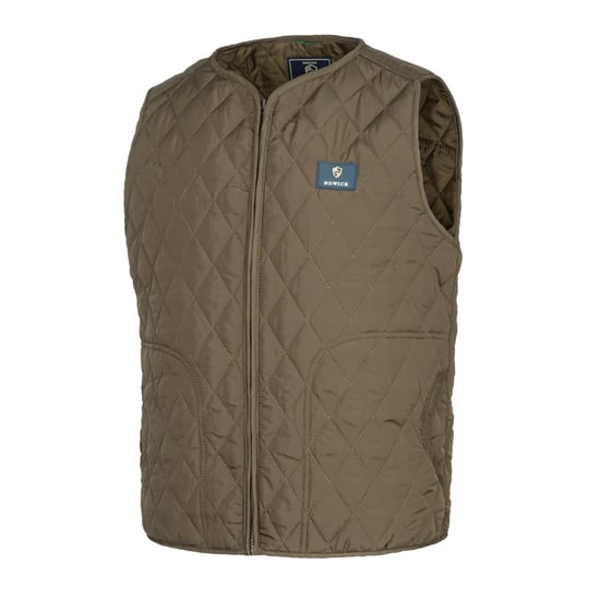 Men's Howick Quilt Gilet in Army green - Image 3