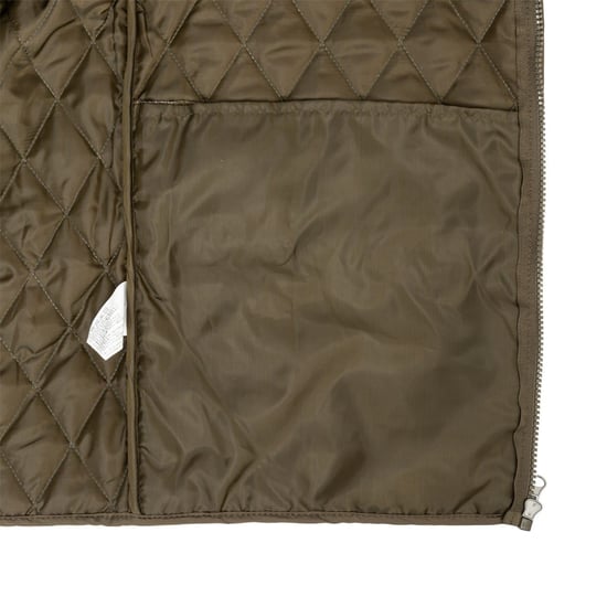 Men's Howick Quilt Gilet in Army green - Image 6