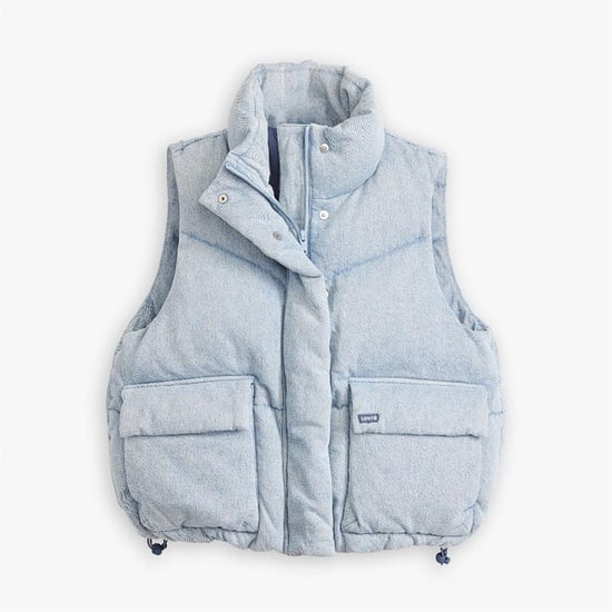Women's Levis Western Bubble Vest Anthracite in Celebr T Mmnt - Image 1