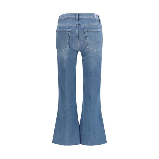 7FOR Blauwe Katoenen Flared Jeans - Image 2