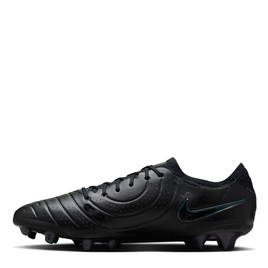 Men's Nike Legend 10 Elite Adults Firm Ground Football Boots in Black/Green - Image 2