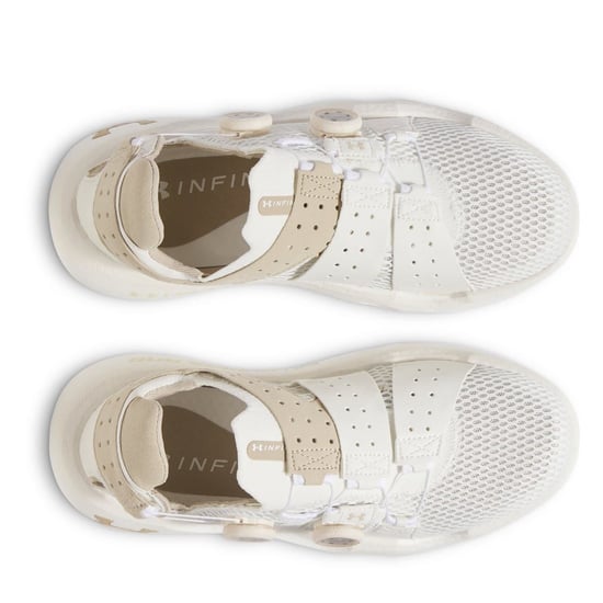 Men's Under Armour Infinite Mega Sneakers in White - Image 4