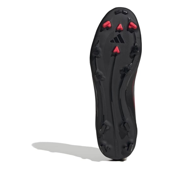 Men's adidas F50 League Lace-Up Stripe Patterned Boots in Core Black/Iron - Image 6