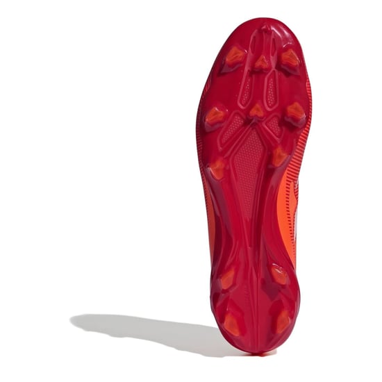 Men's adidas Adizero Rs15 Ultimate Adults Soft Ground Rugby Boots in Red/Whte/Orng - Image 6