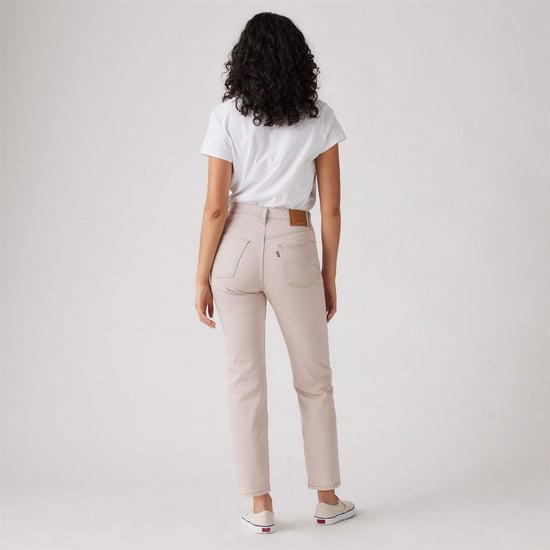 Women's Levis Cropped Jeans in Candy Floss - Image 4