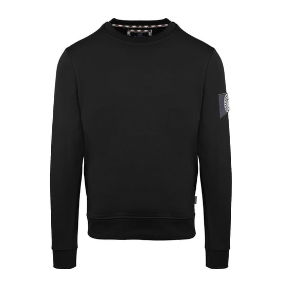 Men's Aquascutum Roundnk S in Black - Image 1
