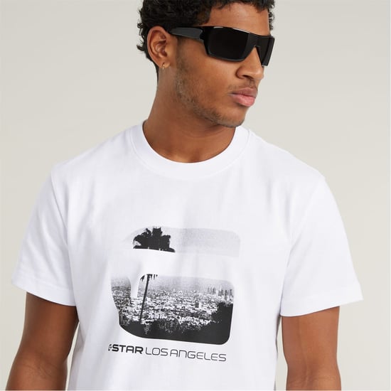 Men's G Star T-Shirt in White - Image 2