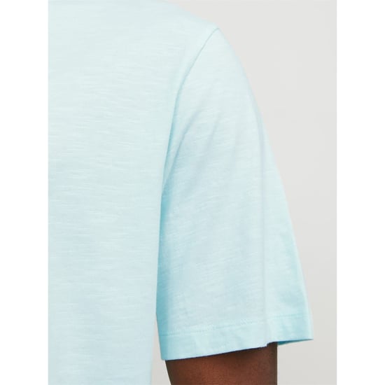 Men's Jack and Jones Crew Neck Regular Fit T-Shirt in Soothing Sea - Image 5