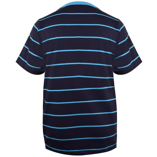 Men's Pretty Green Capella Crew Neck Regular Fit T-Shirt in Blue - Image 2