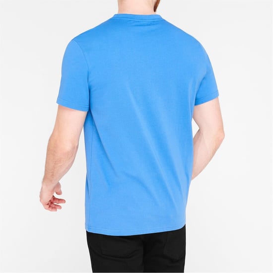 Men's Boss Hbw Logo T-Shirt, Logo Printed in Royal Blue 490 - Image 4