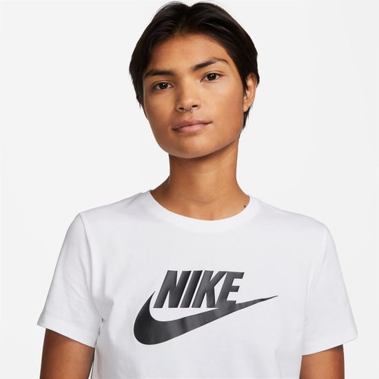 Women's Nike Futura T-Shirt Ladies in White - Image 5