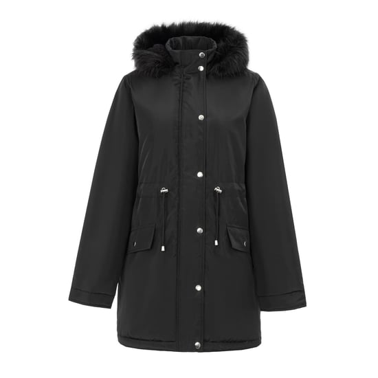 Women's Miso Parka Ladies Jacket in Black - Image 1