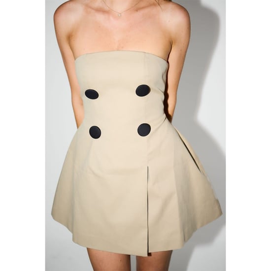 Women's Odd Muse Om The Ultimate Muse Trench Mini Dress in Beige - Image 3