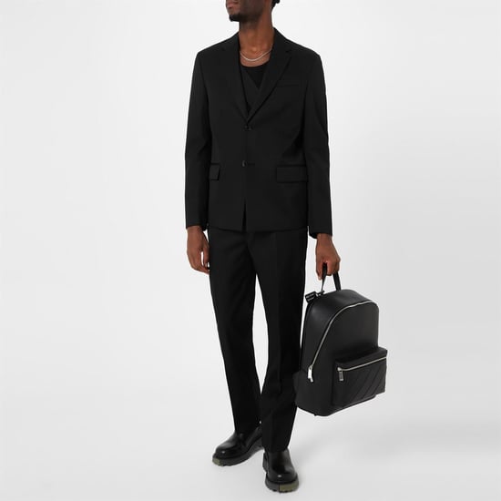 Men's Off White Ow Embroidered Blazer in Black - Image 2