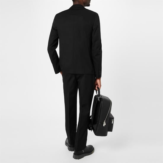 Men's Off White Ow Embroidered Blazer in Black - Image 3
