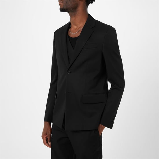 Men's Off White Ow Embroidered Blazer in Black - Image 4