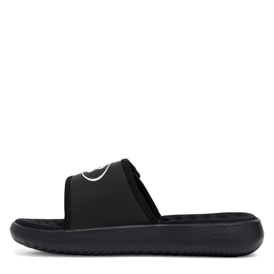 Women's Under Armour Ignite Pro 8 Open Toe Slides in Black - Image 2