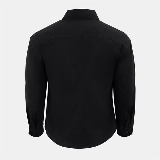 Men's Firetrap Heavy Shirt in Black - Image 2