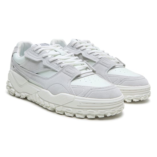 Men's Ellesse Luxe EL42 Lace-Up Lug Sole Sneakers in White - Image 3
