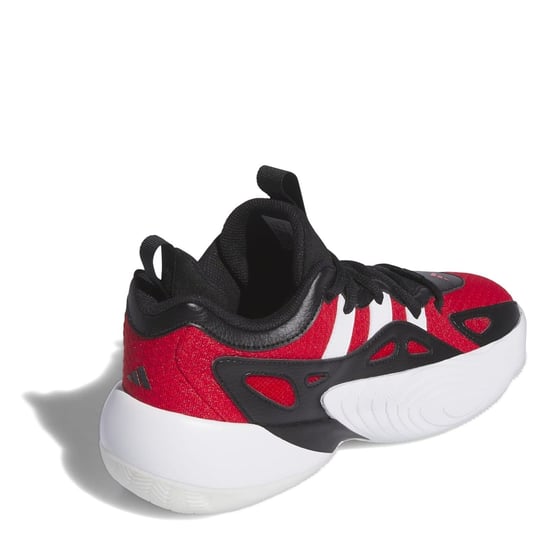 Men's adidas Trae Young Unlimited 2 Low Trainers in Red/Blk/Wht - Image 4