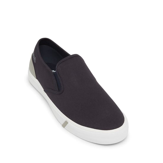 Men's Bench Solid Patterned Slip-On Sneakers in Navy - Image 5