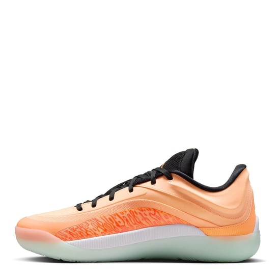 Men's Air Jordan Zion 4 Low Top Lace-Up Sneakers in Cone/Peach - Image 2