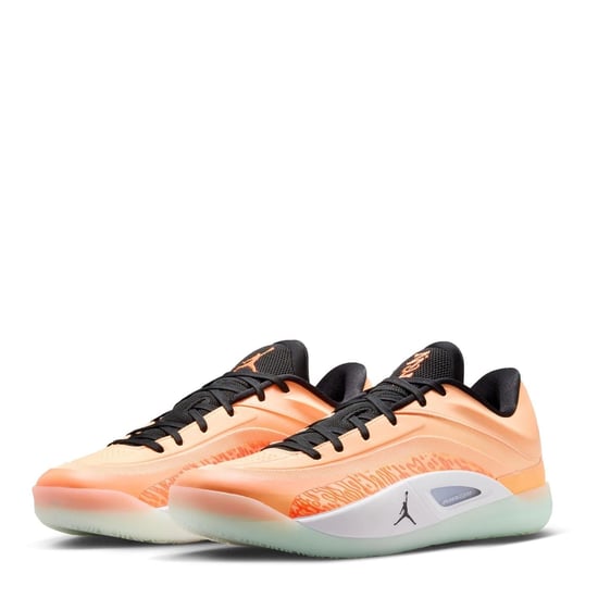 Men's Air Jordan Zion 4 Low Top Lace-Up Sneakers in Cone/Peach - Image 4