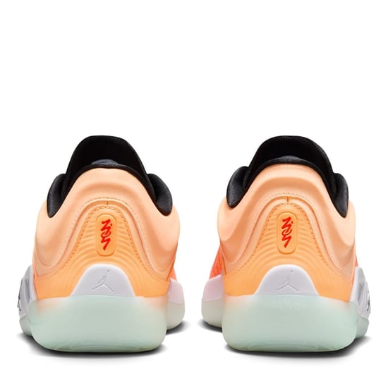Men's Air Jordan Zion 4 Low Top Lace-Up Sneakers in Cone/Peach - Image 5