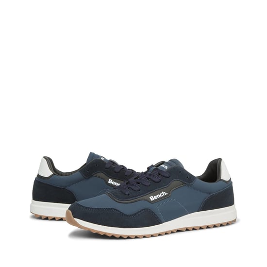 Men's Bench Brooke Lace-Up Trainers in Navy - Image 2