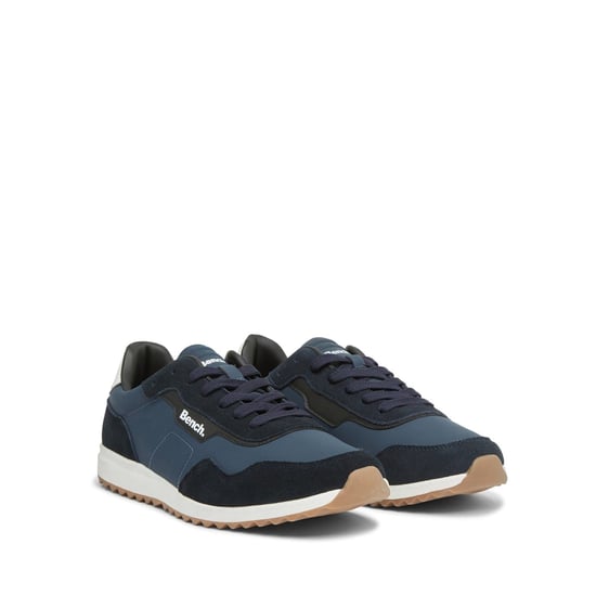 Men's Bench Brooke Lace-Up Trainers in Navy - Image 3