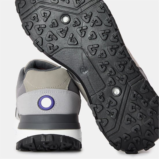 Men's Lambretta Echo 2 British Sailer Low Top Sneakers in Light Grey - Image 3