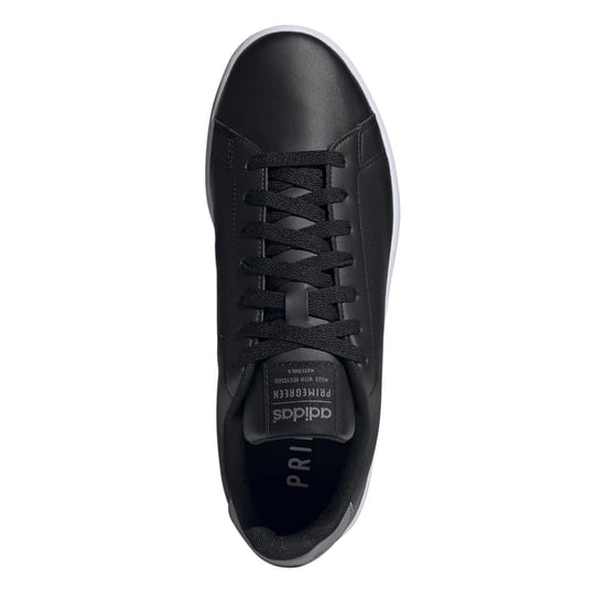 Men's adidas Advantage Lace Up Low Top Sneakers in Black/Grey Thre - Image 5