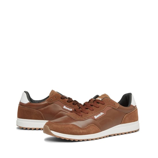 Men's Bench Brooke Lace-Up Trainers in Tan - Image 2