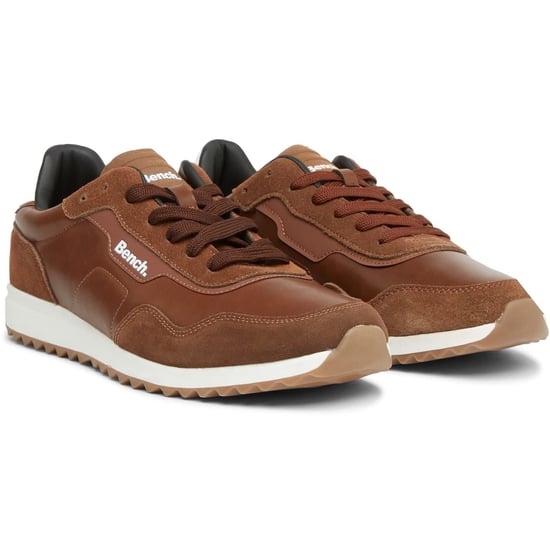 Men's Bench Brooke Lace-Up Trainers in Tan - Image 3