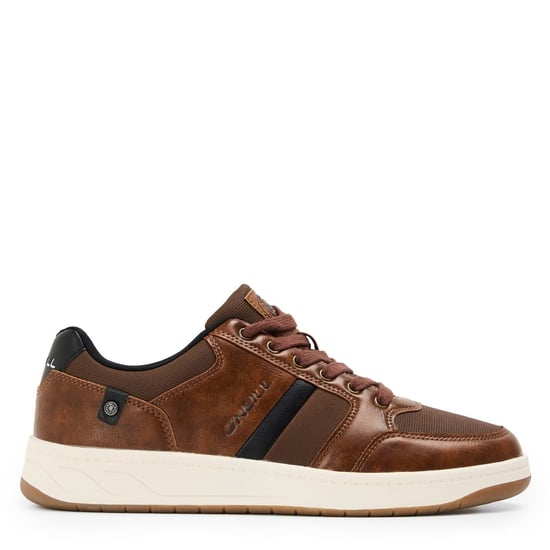 Men's ONeill Keiki Low Top Lace-Up Sneakers in Brown - Image 1