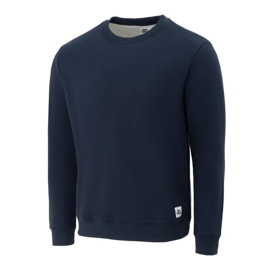 Men's Lonsdale Regular Fit Long Sleeve Crew Neck Sweatshirt in Navy - Image 3