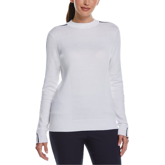 Women's Callaway Mock Neck Regular Fit Sweater in Bright White - Image 1