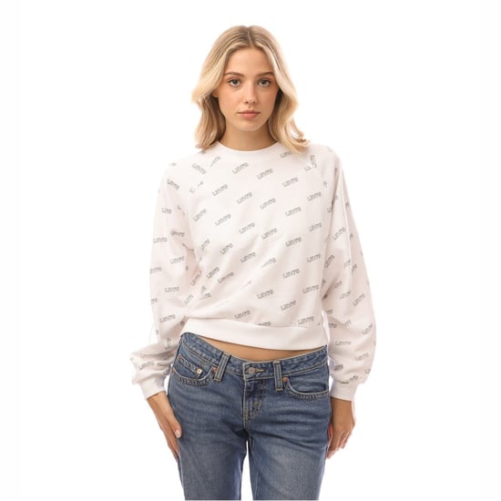 Women's Levis Logo Crew Sweatshirt in Bright White - Image 1