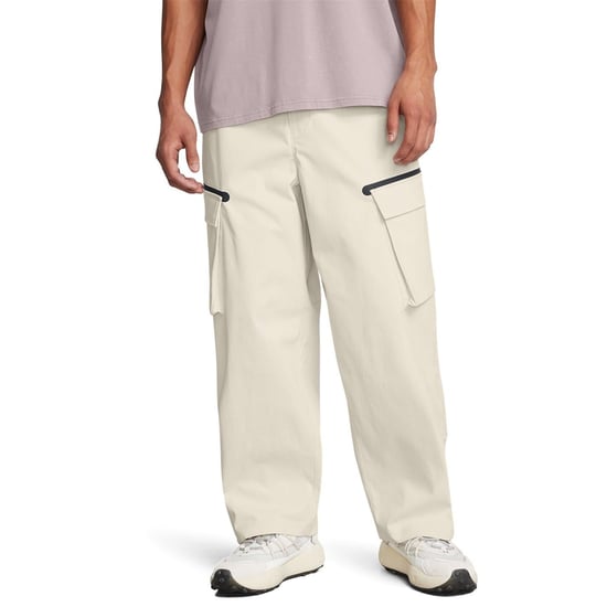 Men's Under Armour Utility Cargo Joggers in White - Image 3