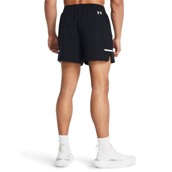 Men's Under Armour Zone Pro 5 Inch Track Shorts in Black - Image 3