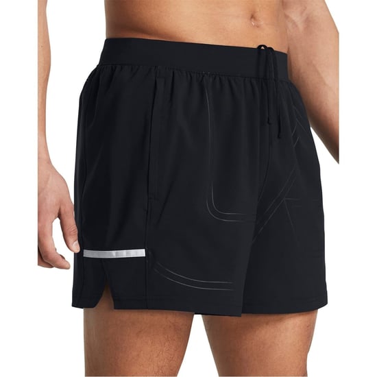 Men's Under Armour Zone Pro 5 Inch Track Shorts in Black - Image 5