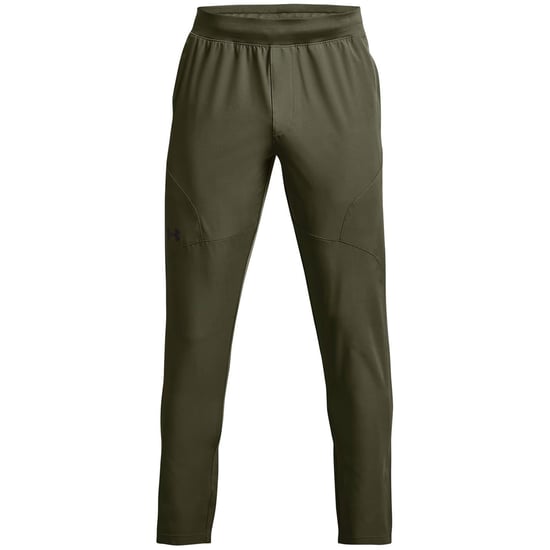 Men's Under Armour Unstoppable Tapered Jogging Bottoms in Green - Image 1